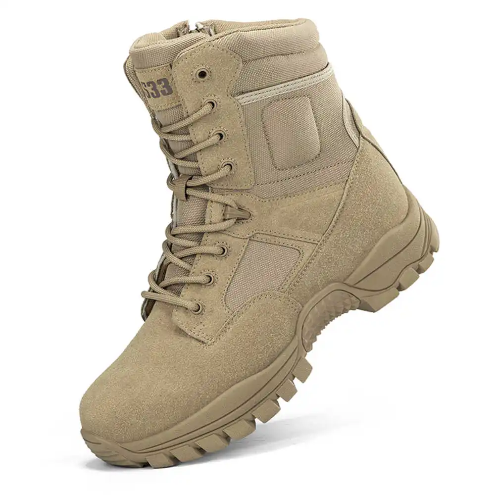 Streetwear Brand Drops - Antypoślizgowe oryginalne skórzane buty turystyczne markowe