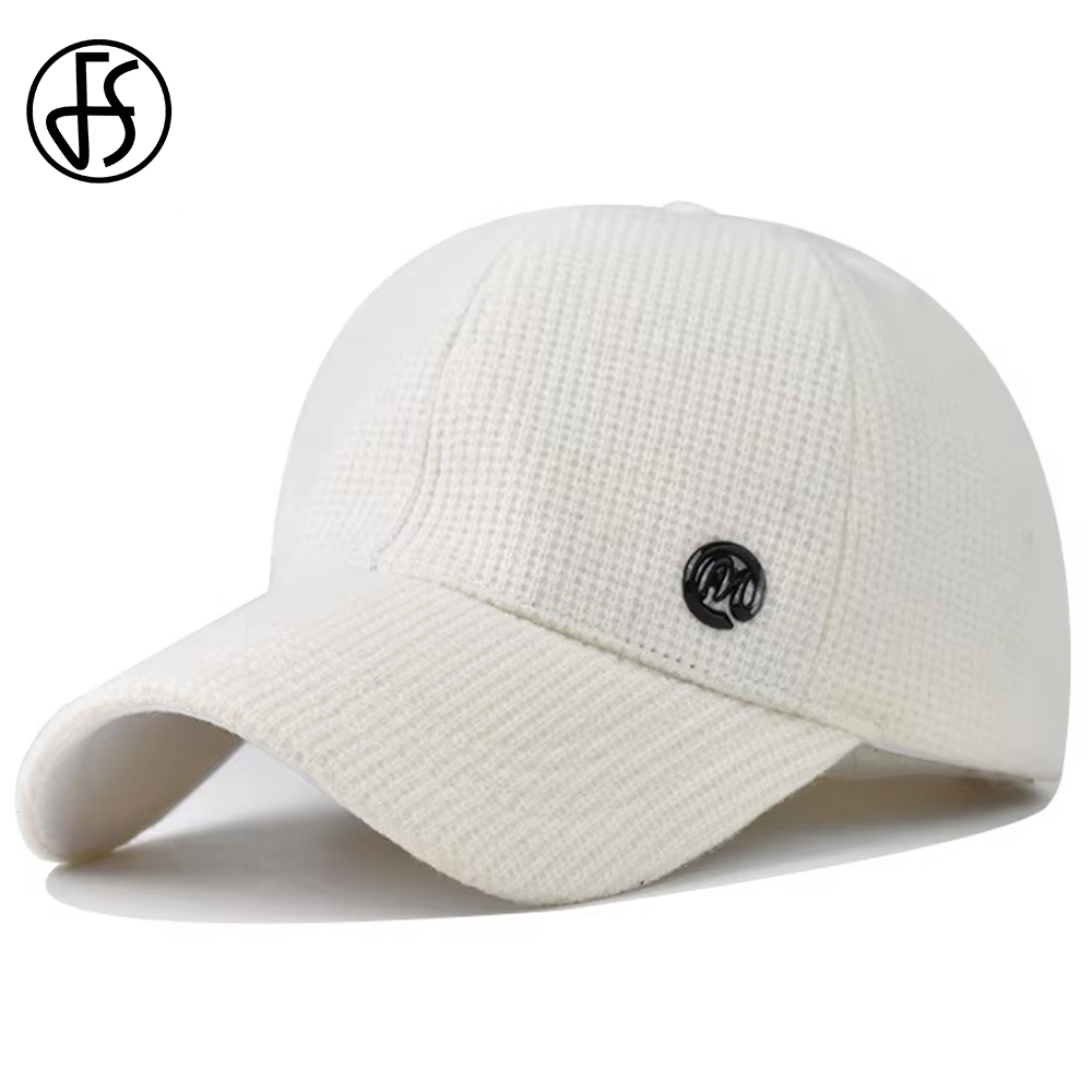 Cap Streetwear Brand - Czapki baseballowe FS Brand w białe