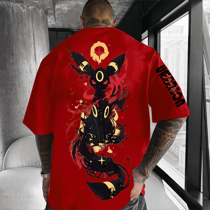 Cap Streetwear Brand - Koszulka z nadrukiem Pokémon, edycja limitowana,