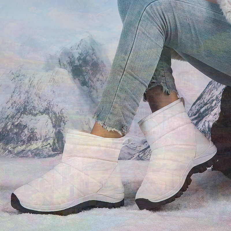 Streetwear Brand Drops - Antypoślizgowe termo starsze tenisowe damskie buty