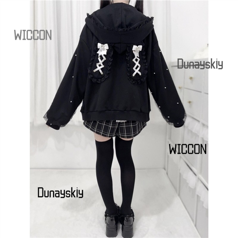 Jirai Kei Japońska Bluza z Kap – Streetwear Brand Y2K recenzja i cena