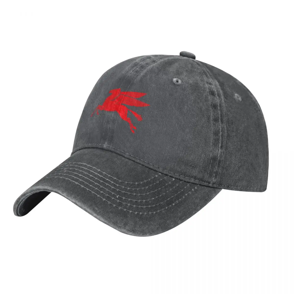 Znak Mobil Oil w stylu vintage – Streetwear Brand Red Logo recenzja i cena