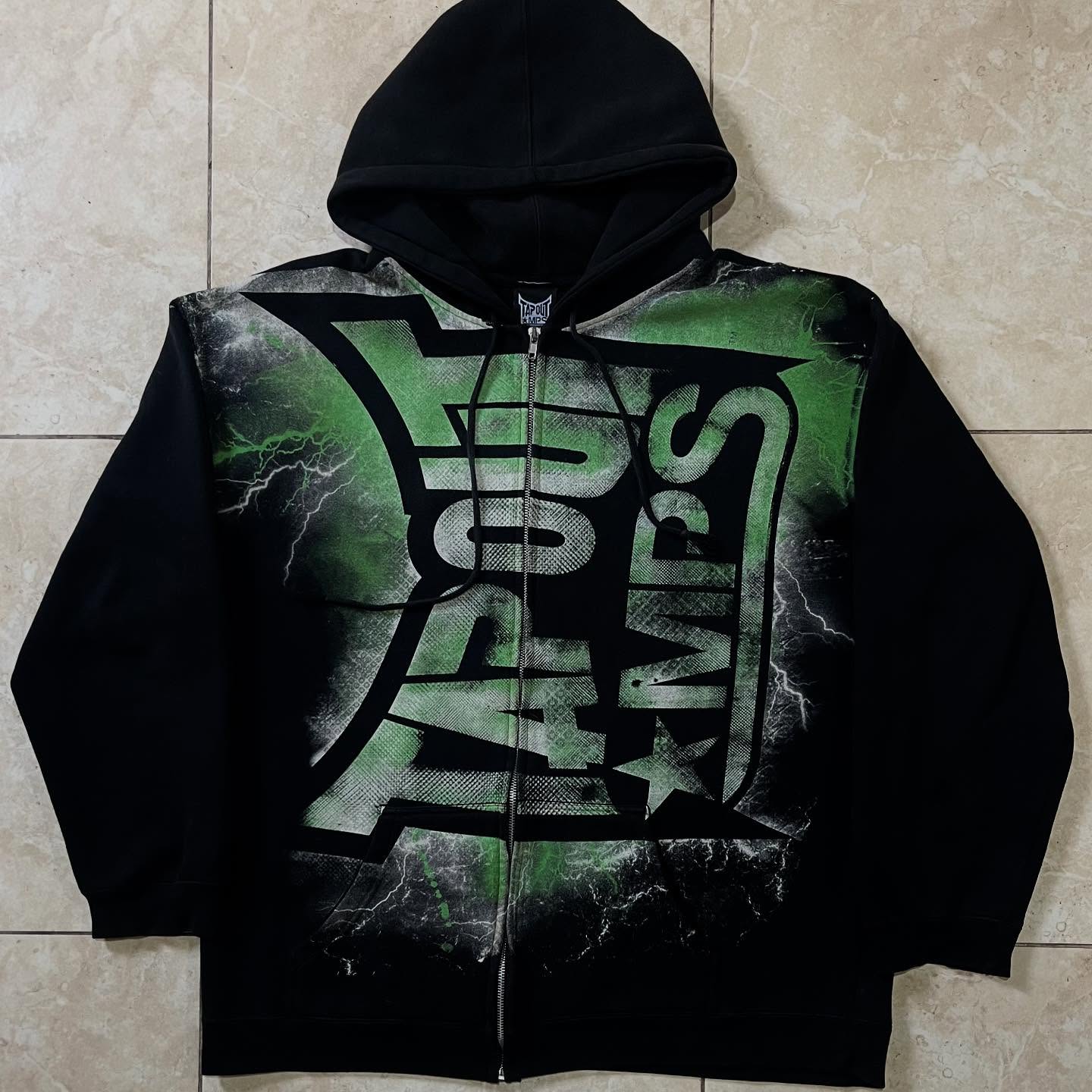 Vintage Green Tapout Print Zip – Streetwear Brand Y2K recenzja i cena