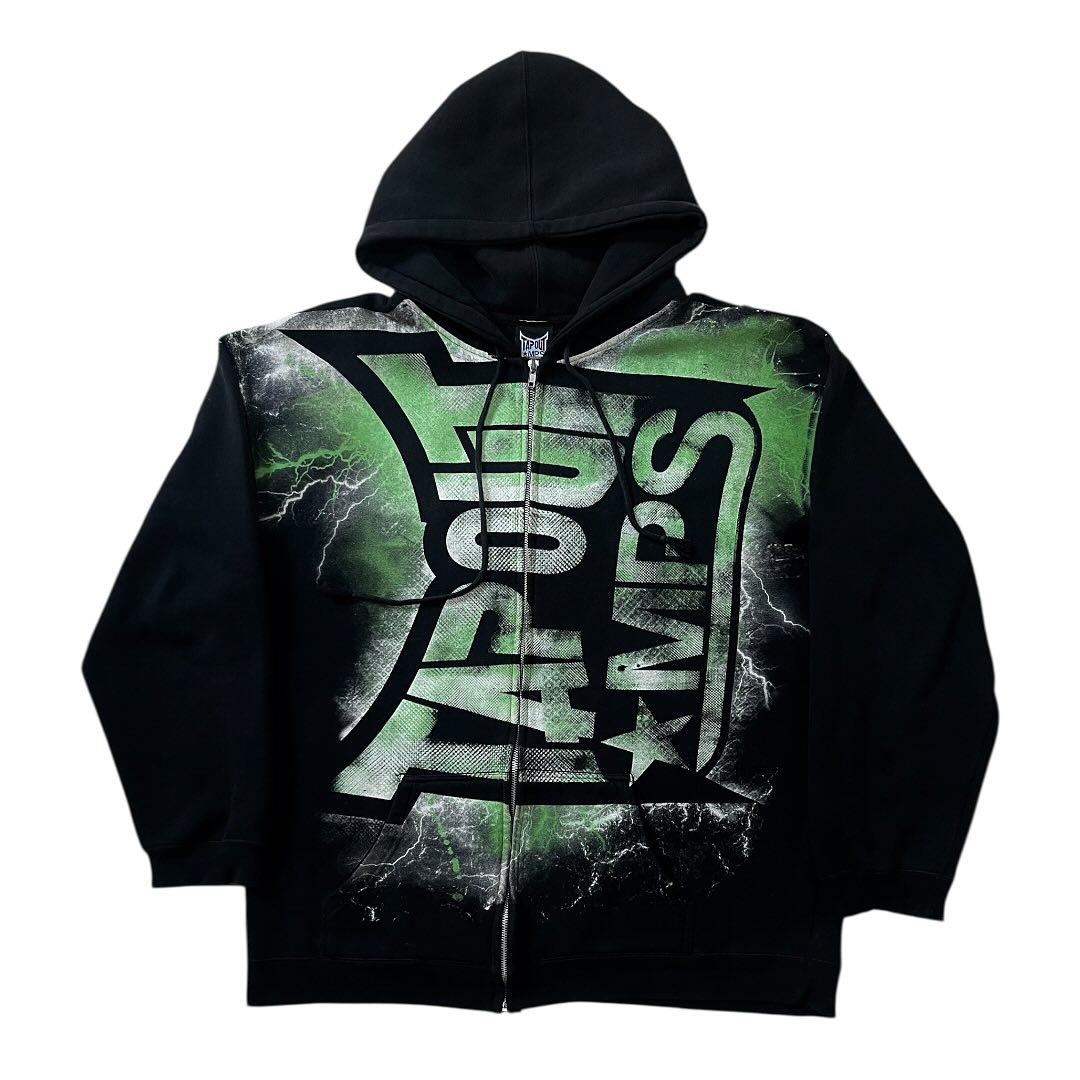 Vintage Green Tapout Print Zip – Streetwear Brand Y2K recenzja i cena